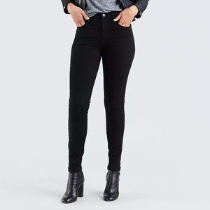 Levi's 721 High Rise Skinny Jeans - Black 27